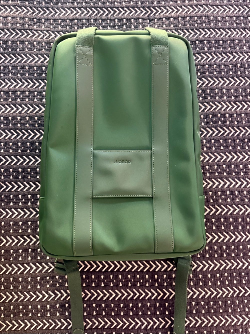 Monos Olive Green Minimalist Backpack